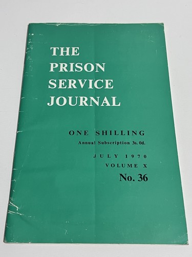 Prison service journal - prison,