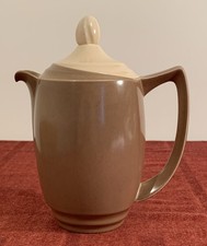 Vintage Branksome China Two Tone Coffee Pot, Brown & Beige, 1.5 Pints 