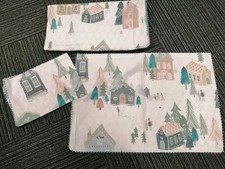 Next Christmas Print King Size Duvet Set - Excellent Condition