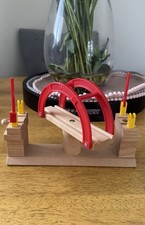 Brio Wooden Swing Bridge Train Track Train Bridge Wooden Train Part Set Vintage