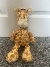 12" MARKS & SPENCER GINGER BROWN GIRAFFE 7090 165 SOFT CUDDLY TOY Plush M And S