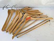 Lot Of 7 Wooden Suit Hangers