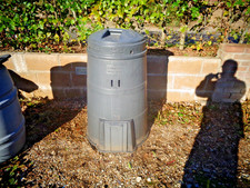 Large Black Plastic Compost Bin - "The Compost Machine"