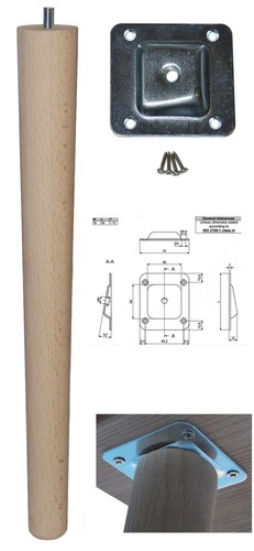 Wooden tapered beech oak - beech, &