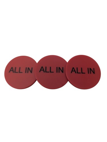 All poker button 3 double - in,