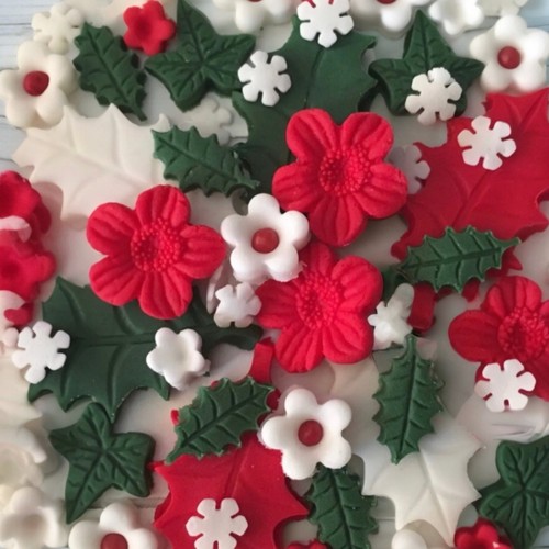 Edible fondant christmas - 47,