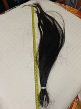 Quality genuine horse tail Rocking Horse Tail Hair  Black just over 34" long