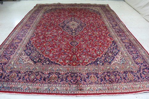 Handmade wool rug - wool,