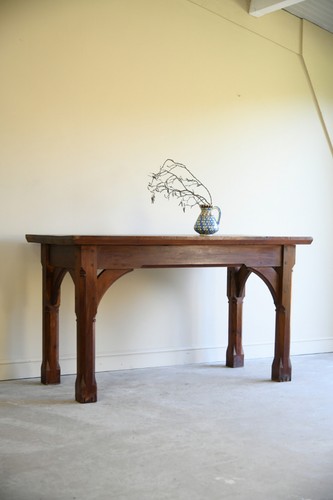 Antique pine altar - antique,