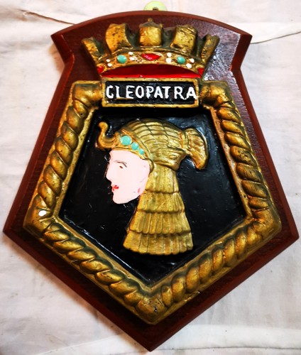 Hms cleopatra ship crest - cleopatra,