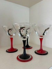 4 x Vintage 1980s Martini