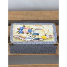 Vintage Style Wooden Tea Box 6