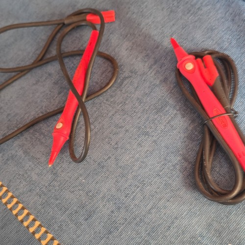 Red black multimeter - &,