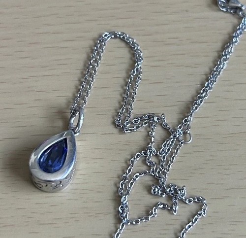925 silver tanzanite pendant - tanzanite, &