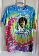 Bob Ross Mens  Large Rainbow