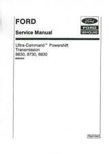 Ford Tractor 8630 8730 8830 Powershift Transmission Workshop Service Manual