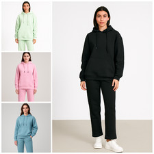 Womens Ladies Tracksuit Fleece