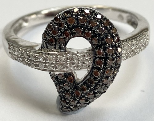 9ct white gold chocolate - white, &