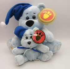 CHUBBLEY BEARS - SLEEPY HEAD WITH BABY BEAR - RETIRED WITH  TAG - MINT CONDITION
