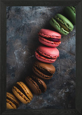 Macaroons Framed Wall Art