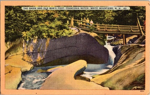 Vintage franconia notch - vintage, white