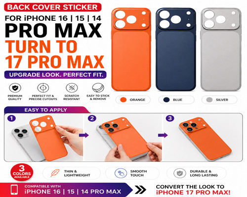 Metal back cover sticker for - sticker,