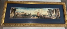 Vintage Rex Whistler Framed Print - Capriccio Of A Mediterranean Seaport