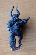Chaos Champion / Renegade of Nurgle Palanquin Rider Citadel Lead Metal Miniature