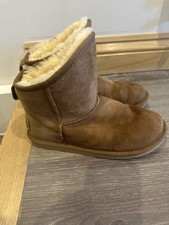 Authentic Australia luxe collective suede shearling boots camel colour size 7