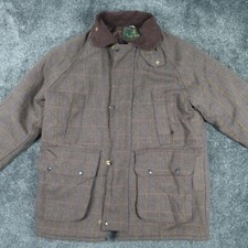 The Land Of Kill Kelly Jacket Mens XL Tweed Hunting Shooting Pockets Country
