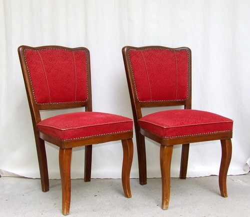 Pair art deco - of, back