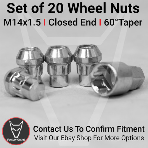 M14x1 locking wheel nuts - wheel,