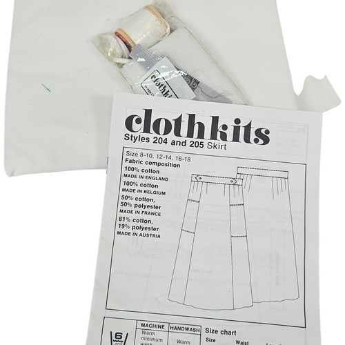 Vintage clothkits skirt sewing - clothkits,