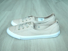 Converse All Star Ballet Lace Up Ladies Trainers Beige Size 5 / 38