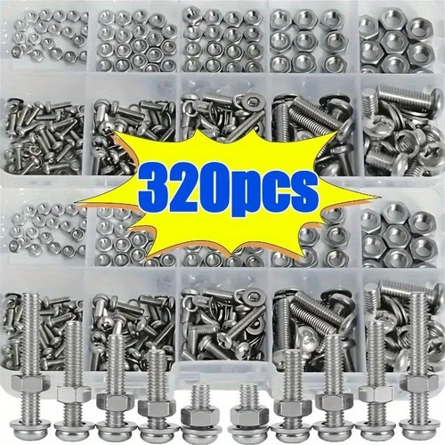 320pcs metric hex - metric, and