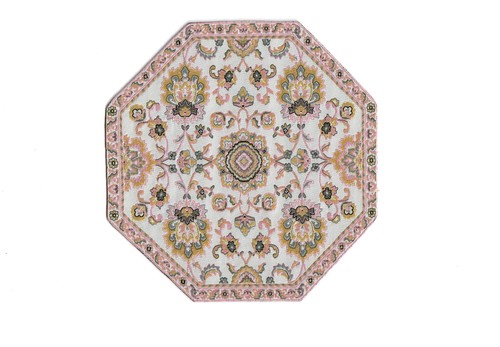Dollhouse fabric rug octagon - dollhouse,