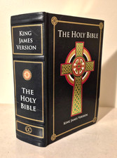 HOLY BIBLE, Leather, Old and