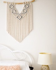 Macrame Wall Hanging White And