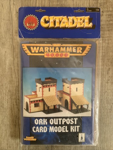 Warhammer 40k ork outpost card - warhammer,
