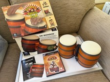 Donkey Konga - Nintendo GameCube - DK Bongos Controller & Game