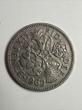 1962 SIXPENCE ELIZABETH II