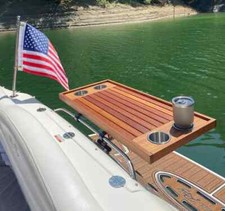 Mahogany Transom Boat Table