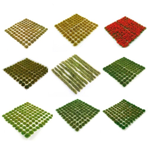 Static grass tufts sheet - grass,