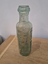 Vintage Henry Dickins Nottingham Mansfield Glass Bottle 21cm Tall