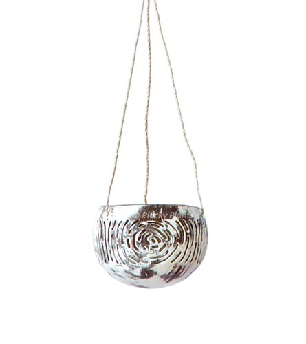 Coconut hanging planter - coconut,