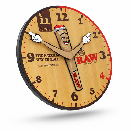 Raw cone character - wall, clock