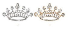 LARGE 2" GOLD OR SILVER