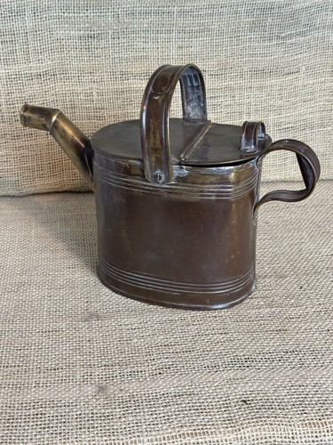 Antique english brass watering - antique,