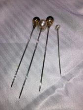 Five Vintage Hat Pins