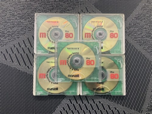 Maxell minidiscs md80 pro - 5,